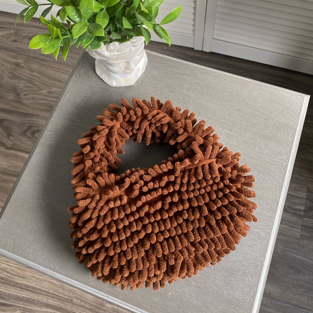 Mini Chenille Microfiber Handbag